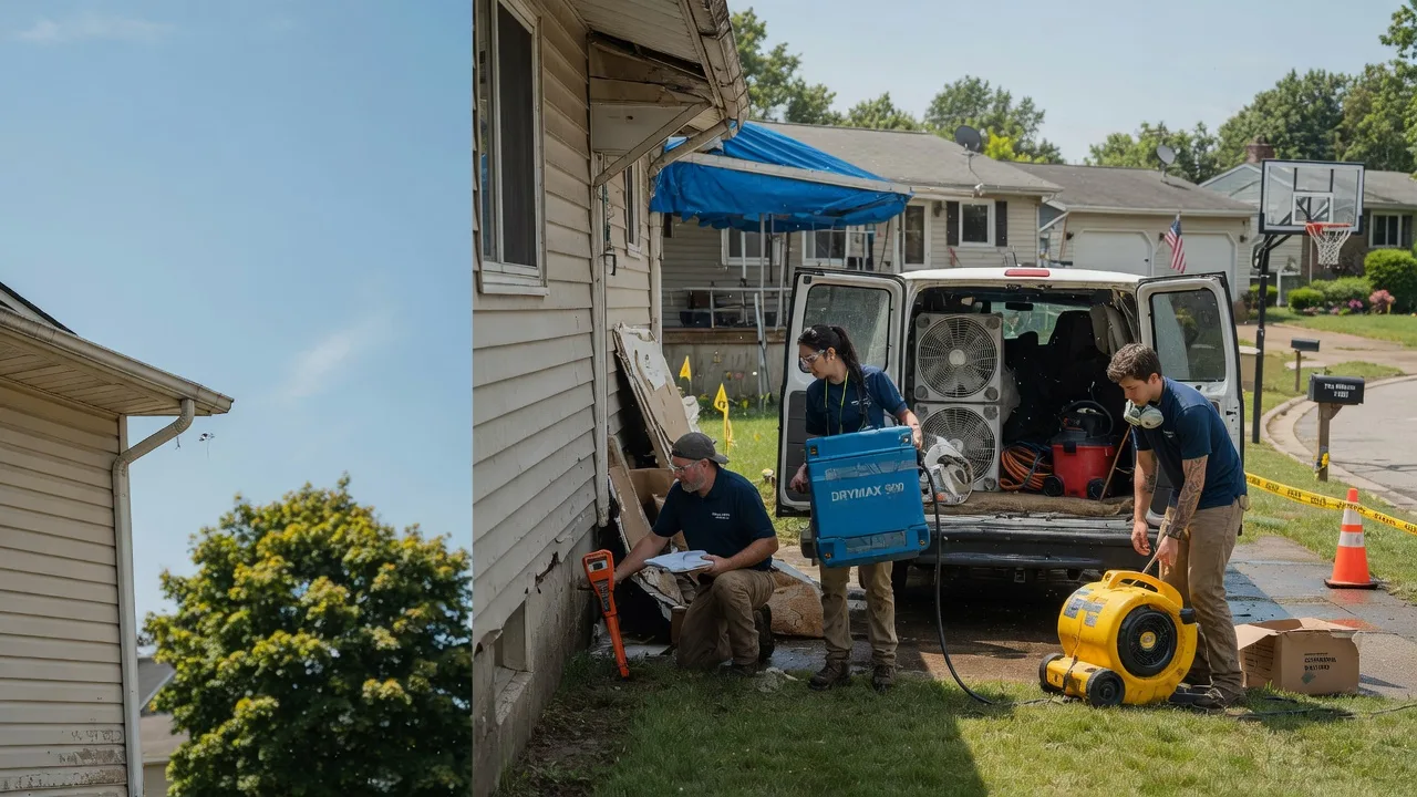 Ceiling Leak Cleanup in East Prospect, PA near me