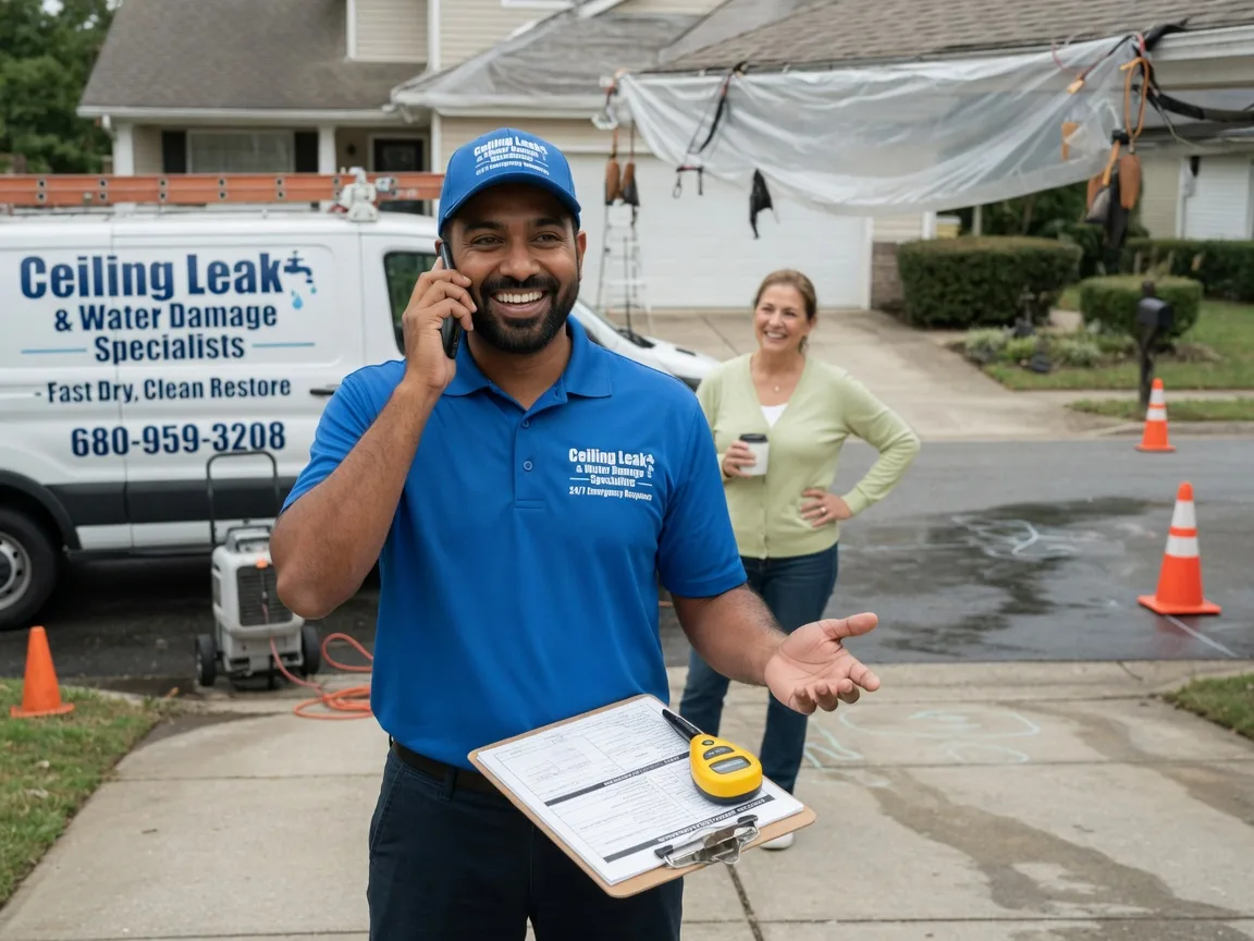 Ceiling Leak Cleanup East Prospect, PA FAQs